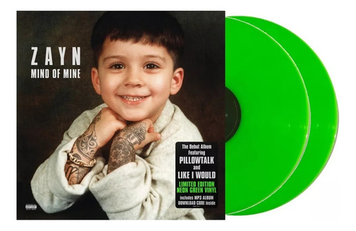 Zayn Mind Of Mine Deluxe 2 Lp Acetato Vinyl / Verde