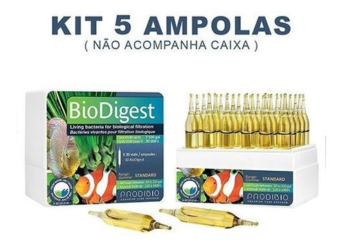 Prodibio Biodigest -  Kit 5 Ampolas