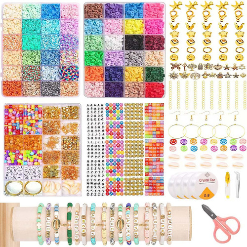 Kits Para Hacer Pulseras De Collar De Bricolaje Joyas 72 Col