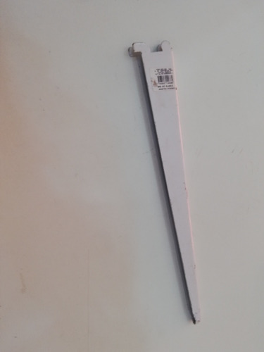2 Ménsulas De 37 Cm Doble Enganche Encaje Rapi-estant