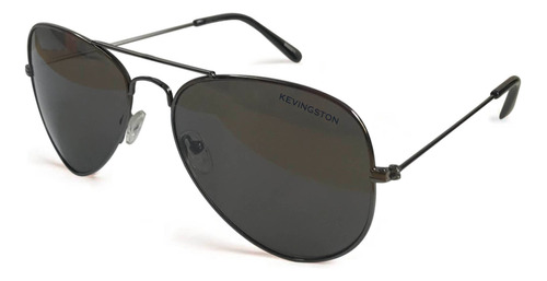 Kevingston Lentes Antireflex Sol Anteojo Metal Aviador Negro