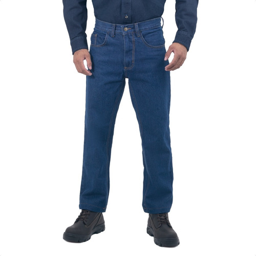 Jeans De Trabajo Industrial Uso Rudo Tallas 28 - 48