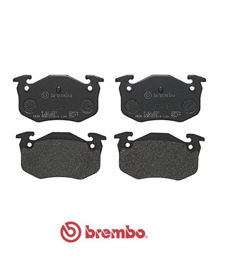 Balatas Brembo (t) Low Peugeot 206 00-09 306 Clio Rs 02-06