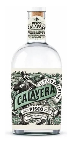 Pisco Calavera botella 750ml