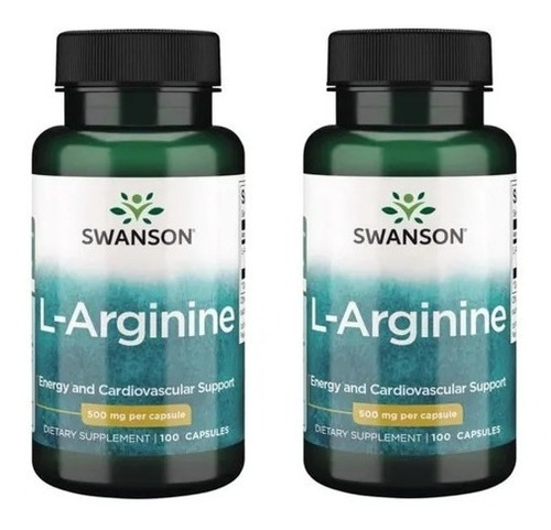 Arginina L Arginina Pura Swanson Usa Pack 2x Envio Gratis