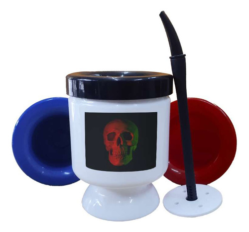 Mate Plastico Calavera Espectral Del Abismo Skull Cala P4