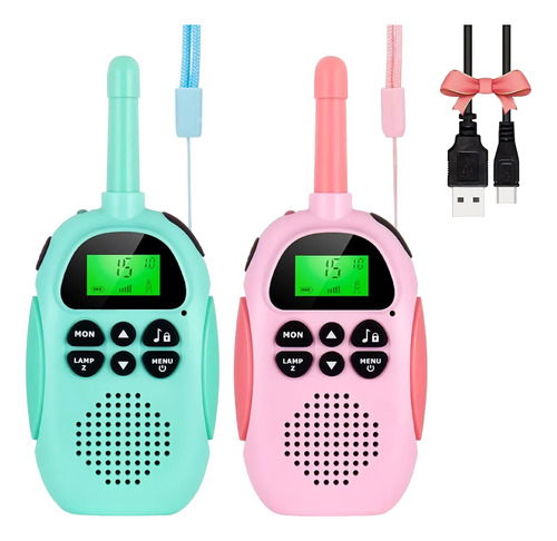 Kit Walkie Talkie Niños X2 Multicolor - Boquitoqui Alto Alca