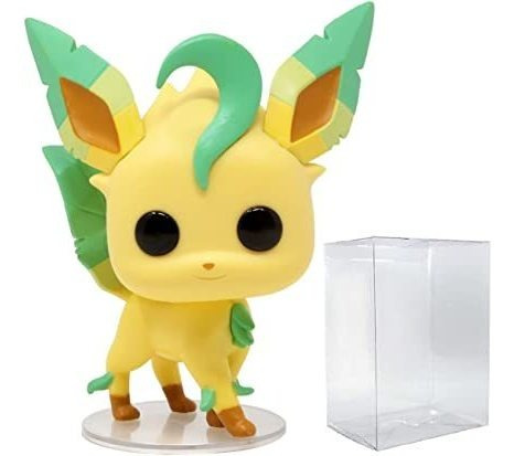 Pokemon - Figura De Vinilo Leafeon Pop! (paquete Con Funda