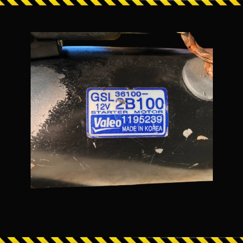 Motor De Arranque Hyundai Accent Rb 2012-2020 (8 Dientes) (Usado)
