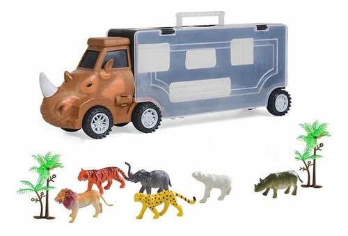 Camión Transportador Diseño Rinoceronte Cod 3788-167