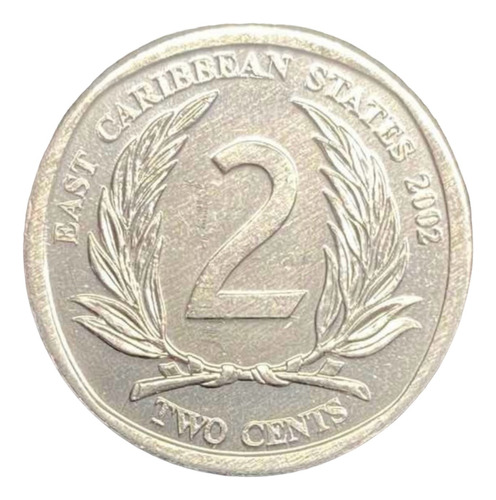 Caribe Del Este - 2 Cents - Año 2002 - Km #35 - Palmas :