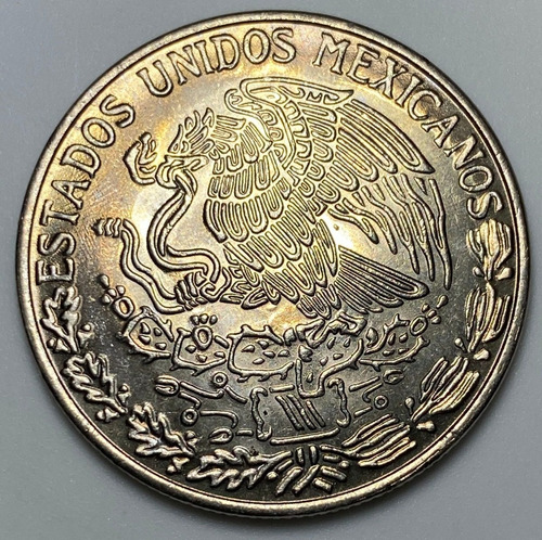Mex17237 México 1 Peso 1983 Narrow Date Unc Ayff (Usado)