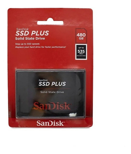 Hd Ssd Plus Sandisk 480gb Sata 3 Sdssda-480g-g26 Com Nf-e
