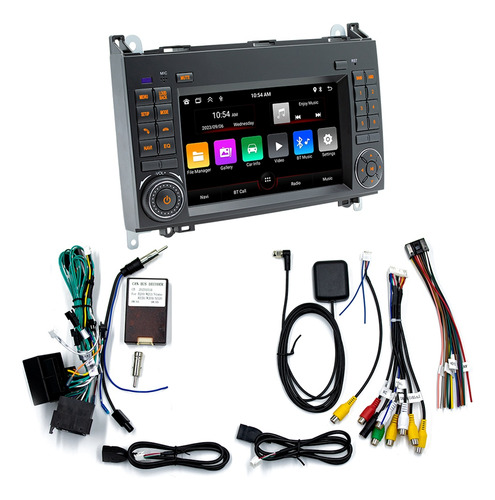 Reproductor Estéreo De Radio De Coche Android De 7 Pulgadas