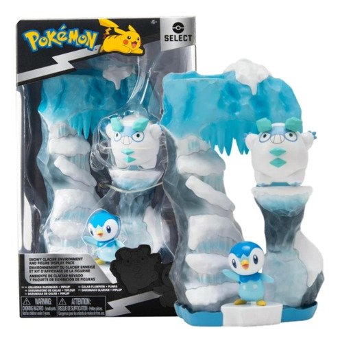 Pokemon Select - Ambiente De Glaciar Nevado - 2 Figuras - 