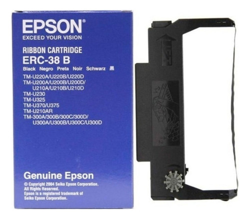 Epson Cinta Erc-38b Negro Tmu-200/220/230/300/325/375