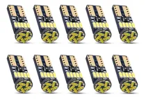 Comprar 10 Bombillos, Cocuyos Led T10 W5w Carro\u002Fmoto Canbus Potentes