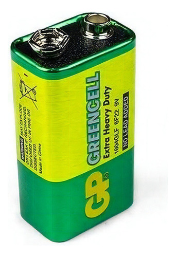 Bateria Alcalina 9v Gp Greencell Blister