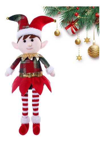 Muñeca Navideña De Pierna Larga Muñeca De Navideños De