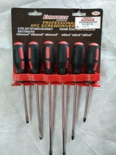 Imagen 3 de 4 de Set Kit Destornilladores 6 Piezas Acero S2 Holder Eurotech