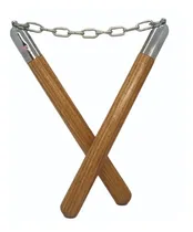 Comprar Nunchakus Chacos De Madera Y Cadena Para Defensa Personal 