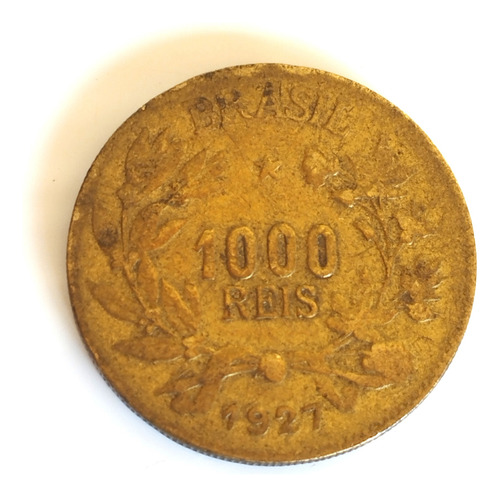 Moeda Antiga 1000 Réis 1927 (Usado)