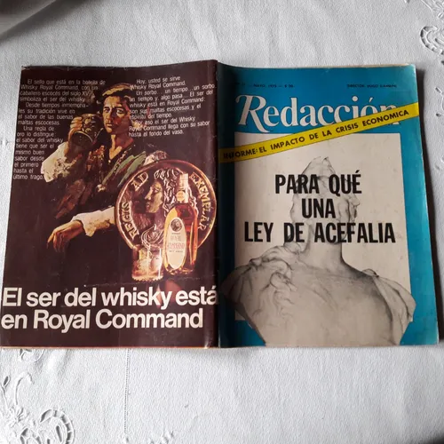 Revista Redaccion Nº 27 Mayo 1975 - Ley Acefalia - Crisis (Usado)