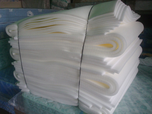Placa Goma Espuma Para Silla 40x40x4cm 30 Kg Pack X 4 Blanco Liso