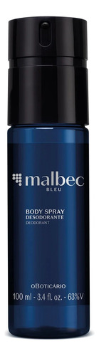 Body Spray Bleu 100ml Malbec - mL a $314