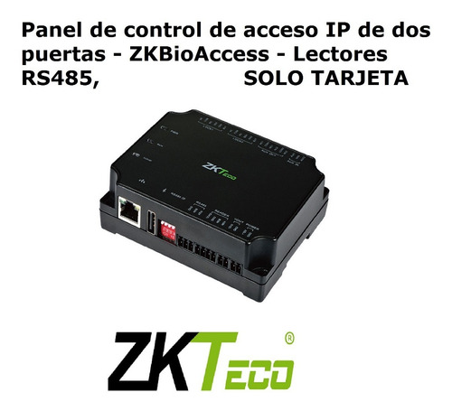 Imagen 4 de 9 de Placa Acceso Control 2 Puerta C2260 Zkteco Escalable