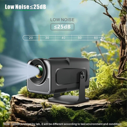 Mini Proyector Profesional Andro Hy320 720p Wifi 4k Blanco