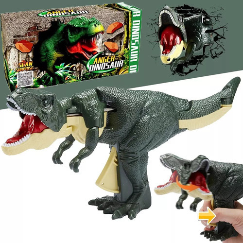 Broma Juguetes De Clip De Resorte Zazaza Dinosaurio T-rex .