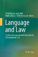 Libro Language And Law : The Role Of Language And Transla...