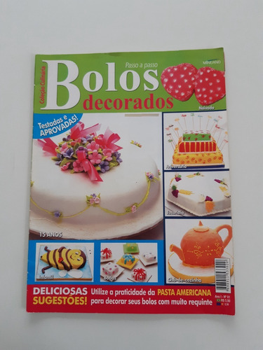 Revista Coleção Culinária Bolos Decorados   D940