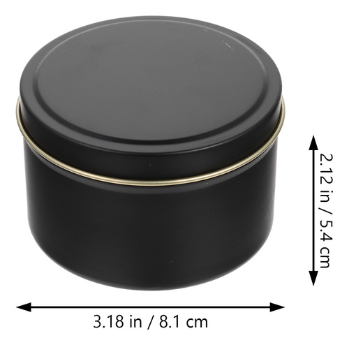Latas Redondas, Fragrância, Lata, Lata, Caixa De Lata, 4 Uni