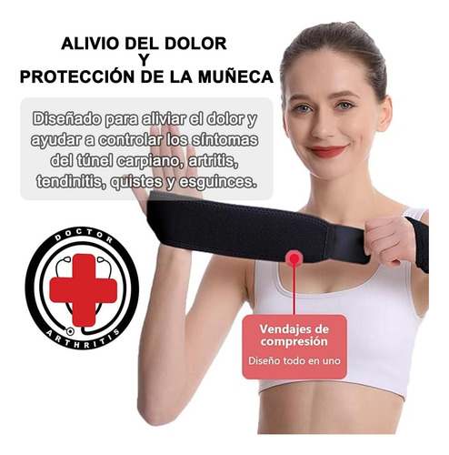 2pcs Muñequeras De Soporte, Muñequeras Deportivas Apoyo