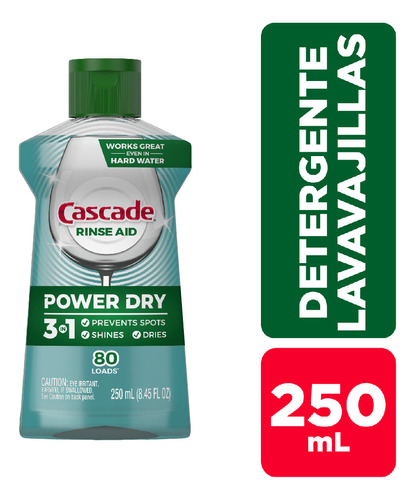 Abrillantador Para Lavavajillas Cascade Plantinum 250 Ml