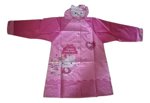 Impermeable Niñas Talla M, Hello Kitty Samrio 