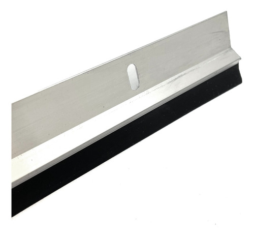 Zocalo Aluminio Fijo P/puerta 90 Cm Pulido C/goma Frio Visnu