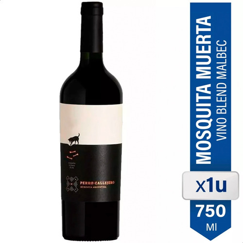 Vino Perro Callejero Blend De Malbec 750ml 