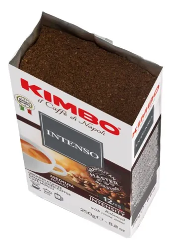Pack Café Grano Molido Italiano Kimbo Intenso 2x 250(500 Gr)