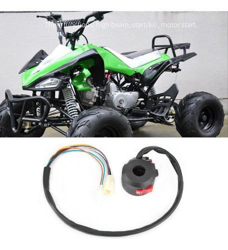 Luz De Arranque Y Apagado Del Manillar Izquierdo Para Motoci