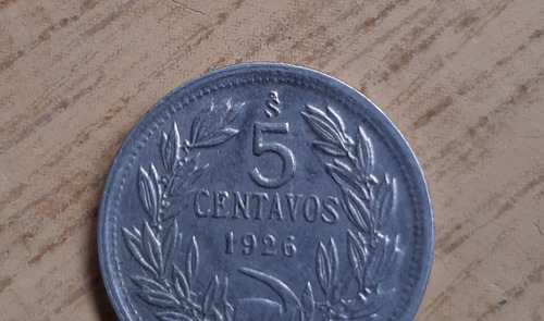 Moneda De 5 Centavos Año 1926 (Usado)