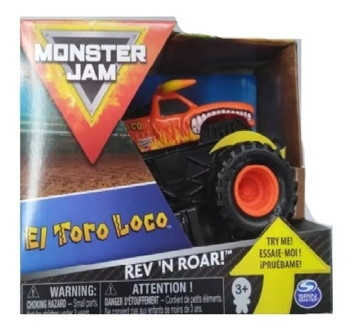 Monster Jam Vehiculo 1:43 Surt C/sonido Original 