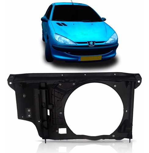 Quadro Radiador Peugeot 206 Com Ar 2000 01 02 03 05 09 2011