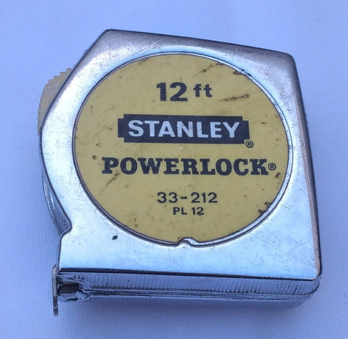 Flexometro Stanley 12  Power Lock Años 60s
