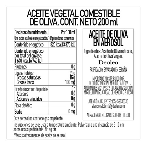 Aceite de Oliva Carbonell Spray 200ml