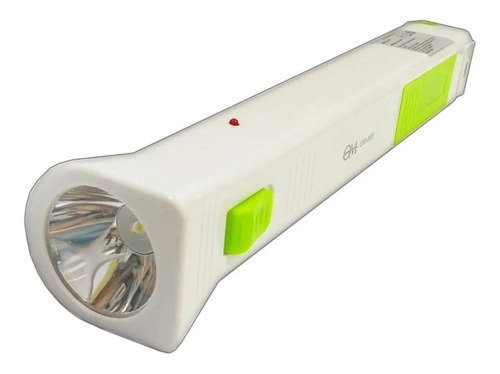 Linterna Led Y Luz De Emergencia Led Recargable Usb 2 En 1 Color Blanco