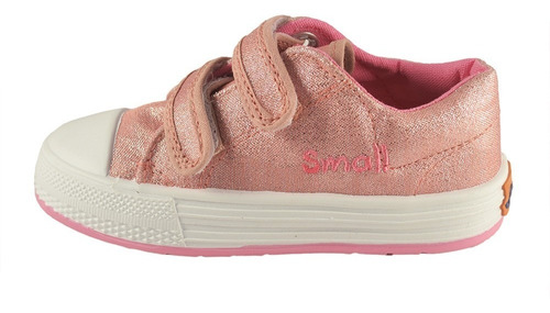 Zapatilla Abrojo Glitter Rosa Small Shoes Envío Gratis