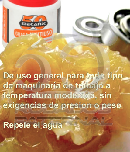Grasa Multiuso Para Bicicletas Resiste Lavados 100grs